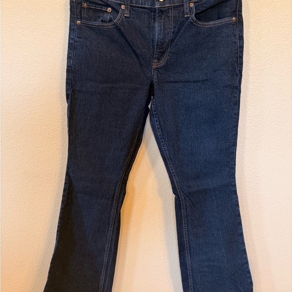 Abercrombie & Fitch Dark Blue Straight Leg Jeans
